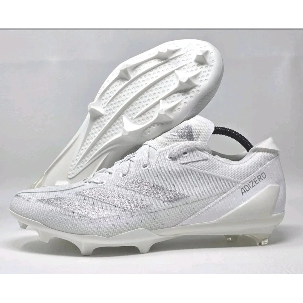 Adidas Adizero Electric Men's White Silver IE4374‎ Football Cleats Size 13 New